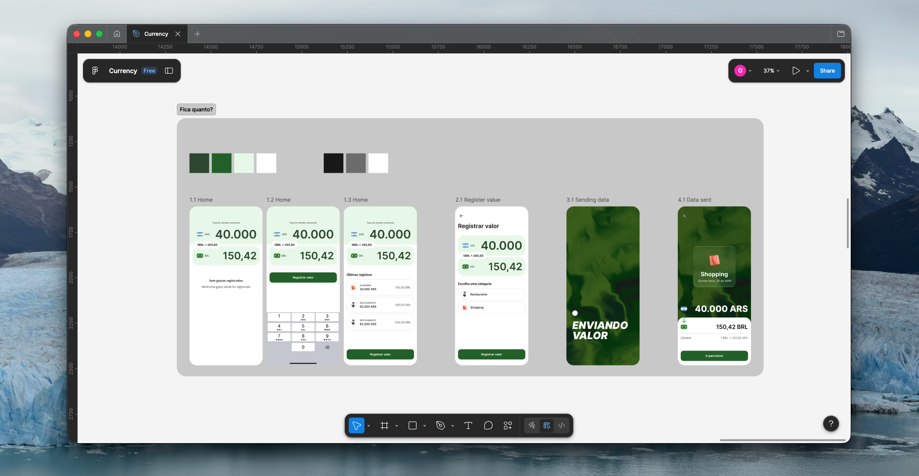 Frontend implementation